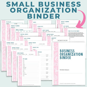small business organization binder