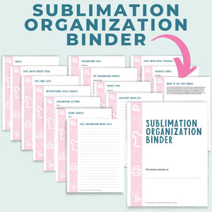 sublimation organization binder