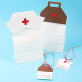 hospital staff thank you gift bag topper and gift tags