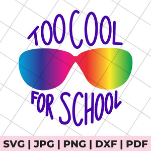 too cool for school svg file