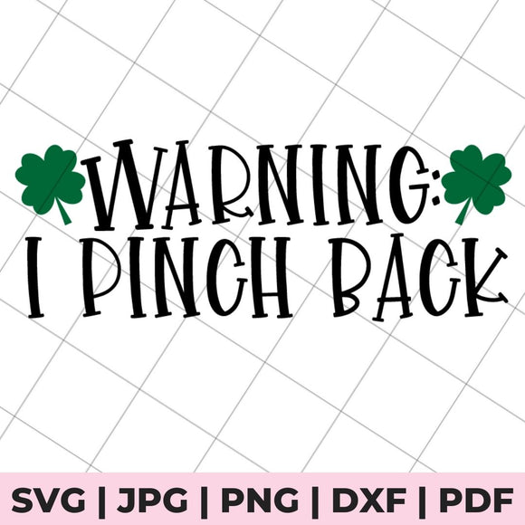 warning i pinch back svg file