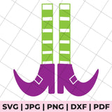 witch legs svg file